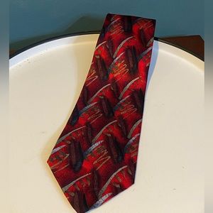 J Garcia Men's Tie Snail Garden Collection 14 100% Silk